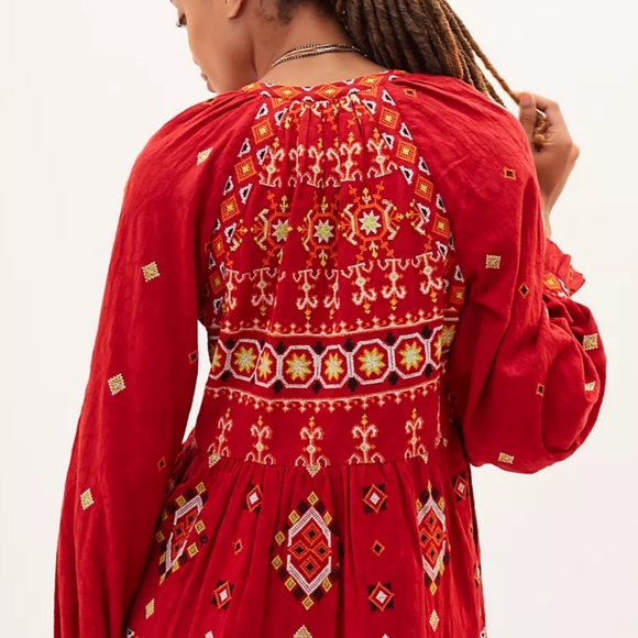 Anthropologie BNWOT Embroidered Tunic dress - Picture 3 of 14